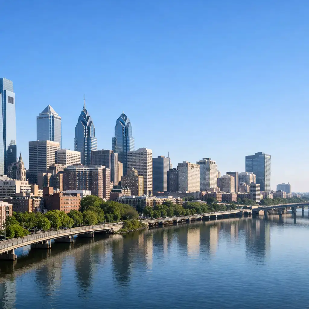 Pennsylvania road and landscape